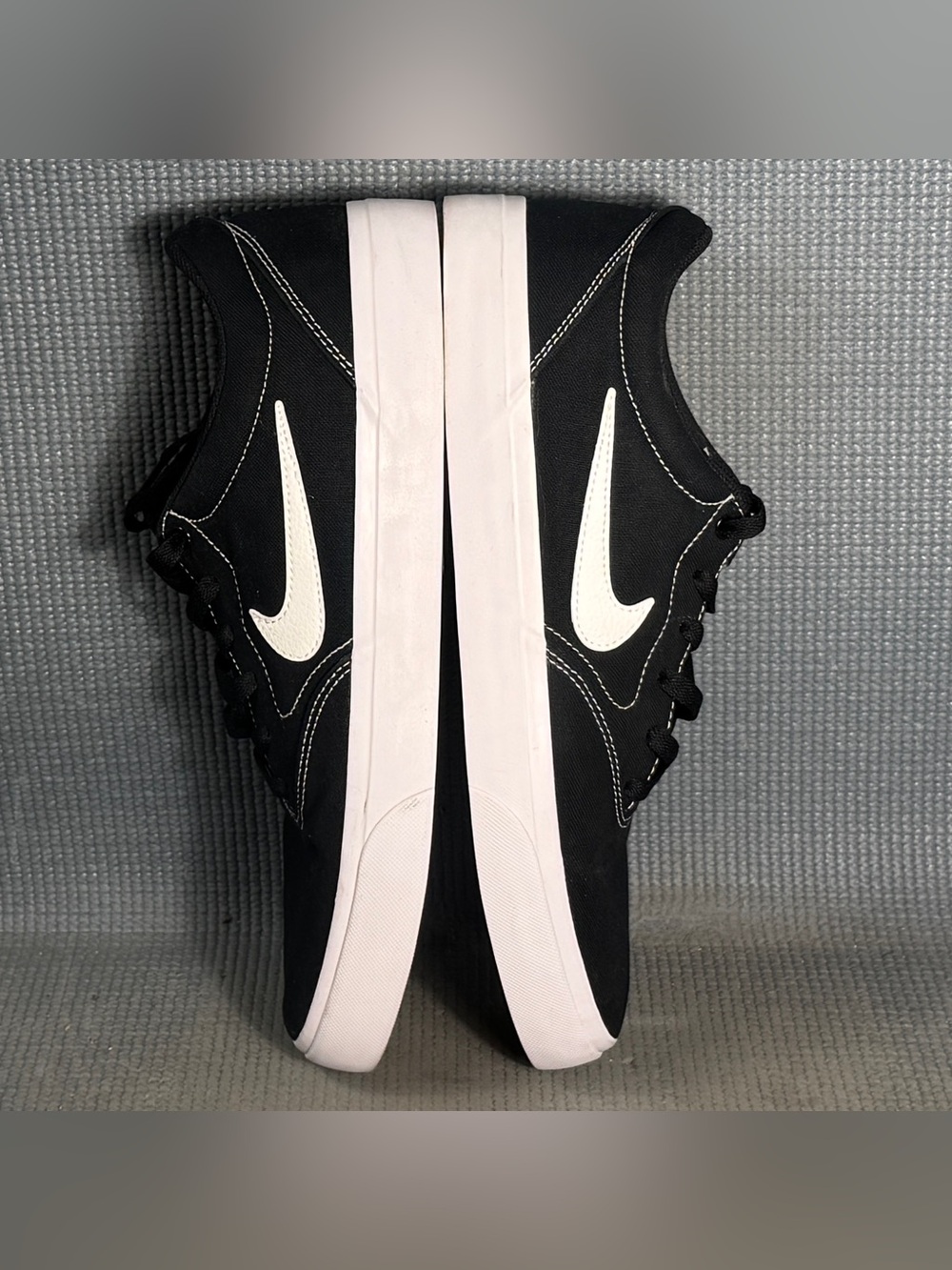 Nike SB Charge Low Black Canvas Skate Sneakers Men’s Size 12 - Picture 6 of 9
